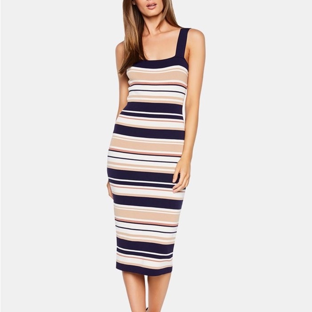 Bardot striped dress